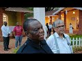 zimbabwe vice president dr chiwenga along with family venerates relics of st francis xavier.