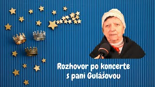 Rozhovor s pani Ľudmilou Gulášovou po Trojkráľovom koncerte - Teplička nad Váhom 2025