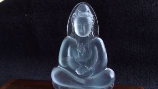 Guanyin bodhisattva Myanmar grade A jadeite- 缅甸翡翠观音 玻璃种 极品！！