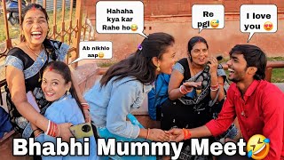 Bhabhi Ko Mummy se mila diye😅😆 || Guddu Vlogs