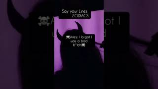 Say you lines zodiac Signs! Subscribe! #foryoupage #shorts #zodiac #poojakanmas