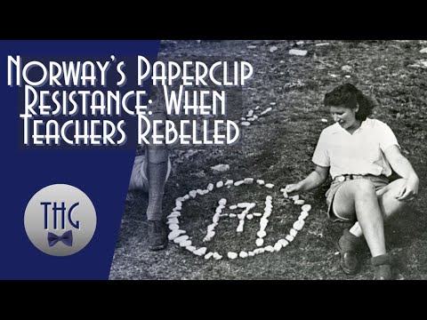 Norway's “paper clip resistance” during World War II