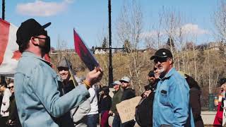 Monty visits the anti-maskers in Calgary.