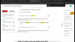 Implementing a Hub and Spoke using NCC