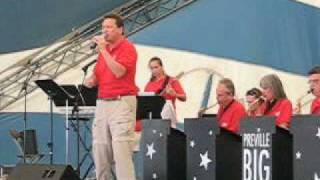 Rick Levine sings 'Come Fly With Me' with the Préville Big Band