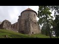 cesis cesis castle from the back cēsis cēsu pils no aizmugures 2