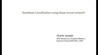 ECG classification using Deep learning Model(CNN, LSTM)