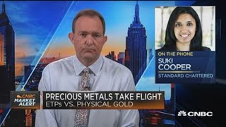Investment demand for gold has more than made up for the weak physical market: Standard Chartered