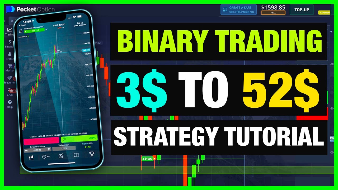 3$ TO 52$ EASY 15 SECOND STRATEGY For Binary Trading / Pocket Option ...