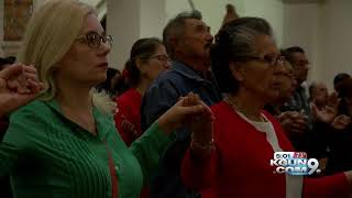 Bishop Weisenburger led his first official mass in Tucson