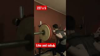 SQUAT 227 x 5