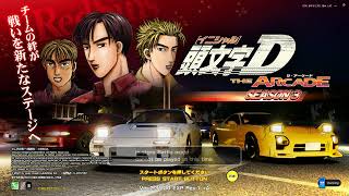 INITIAL D THE ARCADE SEASON 3 -  SEGA ALLS -  4K PC ARCADE TEST 1 TIME ATTACK STAGE 1-2 PORCHSE 911