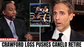 Stephen A Smith REACTS To Canelo Alvarez LOSS vs Terence Crawford | Max Kellerman Shocked!
