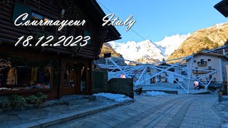 Courmayeur Italy 18.12.2023