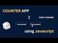 Step-by-Step Guide to Building a Counter App in JavaScript | @jahanzaibcoder65