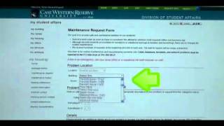 CWRU Housing Tip: Submitting a Maintenance Request -- Part 1