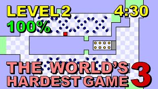 [Former WR] The World's Hardest Game 3 Level 2 in 4:30 (100%)