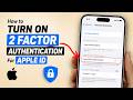 How to Turn on Two-Factor Authentication for Apple ID on iPhone
