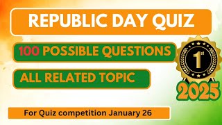 Republic Day Quiz | Test Your Knowledge About India’s Constitution \u0026 History! January 26 Quiz