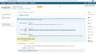Citing a Database
