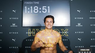 HYROX PARIS 2024 - OPEN MEN SOLO 🫡