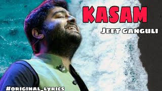 Kasam lyrics| Babloo Bachelor | Arijit Singh | Sharman Joshi & Tejashrii Pradhan | Jeet Gannguli