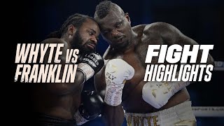 HEAVYWEIGHT SLUGFEST | Dillian Whyte vs. Jermaine Franklin Fight Highlights