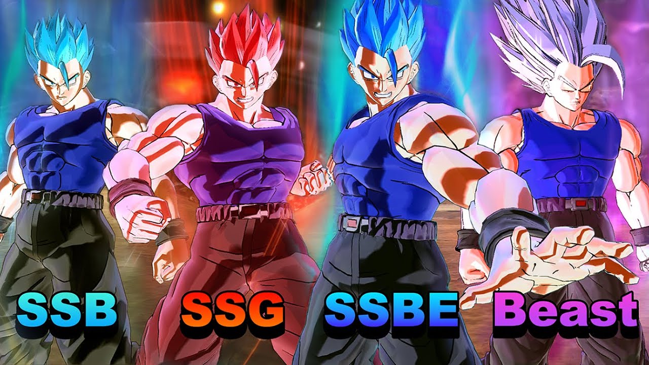 All Super Saiyan Forms & BEAST Comparison Attribute BUFFS! (Updated ...