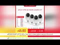 yi 4pc 2k home pro camera 3mp wi fi ip security surveillance smart system with night visio