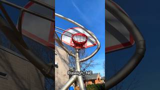 The Weirdest Basketball Hoop in the World! #basketball #shorts