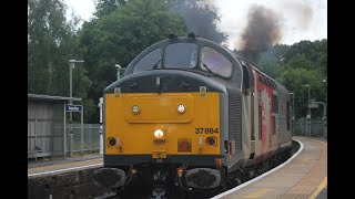 ROG class 37884 erupts virginia water 26/06/23