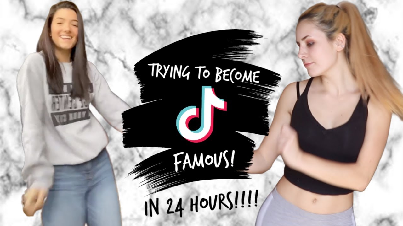 Trying To Become TIKTOK Famous In 24 Hours! - YouTube