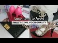 LUXURY FAILS - AVOID! // Faulty Items, Poor Quality...