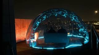 Chantal and Adam’s Hypedome on London Roof Terrace