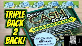 🟢🟡TRIPLE BACK 2 BACK!🟢🟡Double CASH Doubler!🟢🟡Ohio Lottery Scratch Off Tickets🟢🟡