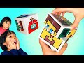 How to Make An AMONG US & MINECRAFT 2 x 2 Rubik's Cubes from Paper | DIY Origami