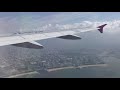 4k peach新千歳空港離陸～福岡空港着陸a320 200 takeoff at cts and landing at fuk