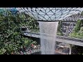 view of rain vortex at level 5 changi jewel singapore 新加坡星耀樟宜第5楼观赏雨漩涡