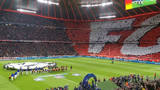 Bayern vs. Paris Saint-Germain I Champions League Anthem + Choreo Südkurve München I March 23