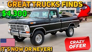 HURRY! 20 Affordable Classic Trucks Available on Craigslist and Facebook Marketplace!