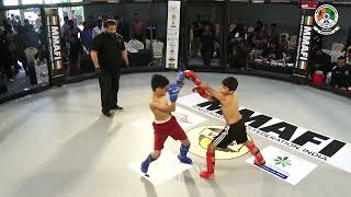 Divyansh Bhatia Vs Tanish Patel Cadet U14 MMA .Org by- MMAFI Mixed Martial Arts Federation India.