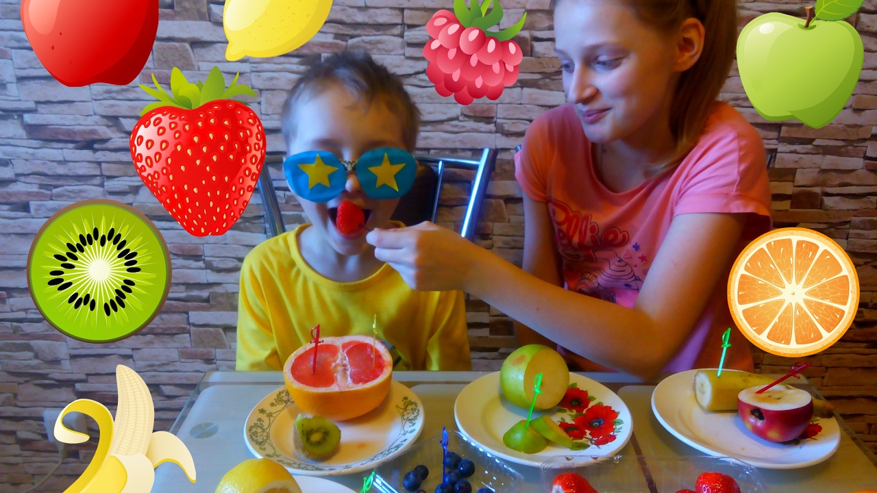 фруктовый челлендж Fruit Challenge Youtube