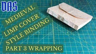 Long and Link Stitch Binding; Part 3 Wrapping the Long Stitch // Adventures in Bookbinding