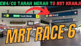 Mini MRT Race 6 - EW4/CG Tanah Merah to NS7 Kranji