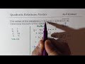 Given Vertex of Quadratic Equation Find the Sum of b and c