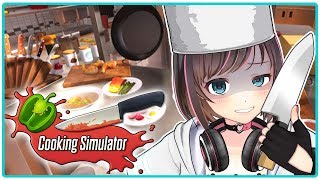 床に落ちた魚を提供したら星５もらった【Cooking Simulator】[ENG SUB]