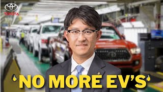 New TOYOTA CEO SHOCKS Everyone with Major Announcement!