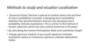 An Introduction to Anderson Localization and Disordered Systems