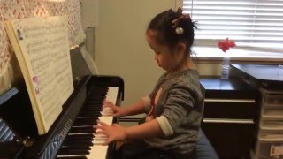 Nini Lu (5 years) plays Beyer No 62