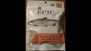 Epic Bites Maple Glazed Smoked 100% Wild-Caught Salmon Bites Review